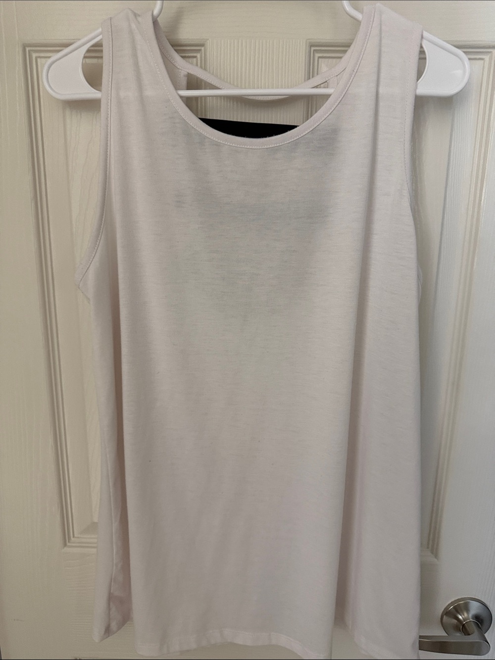 Xersion White Sleeveless Tank Top